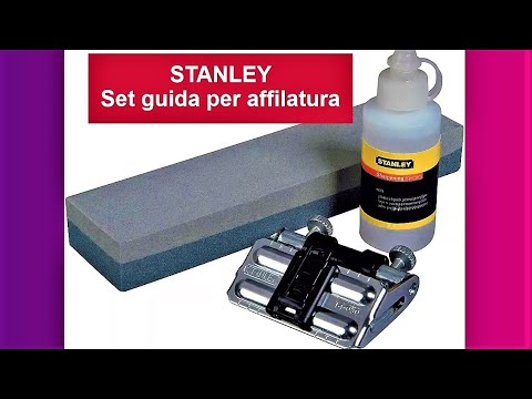 Video: Come si usa il kit affilatura scalpelli Stanley?