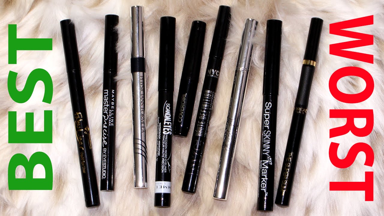 Frugal | the Drugstore Liquid Eyeliners - YouTube