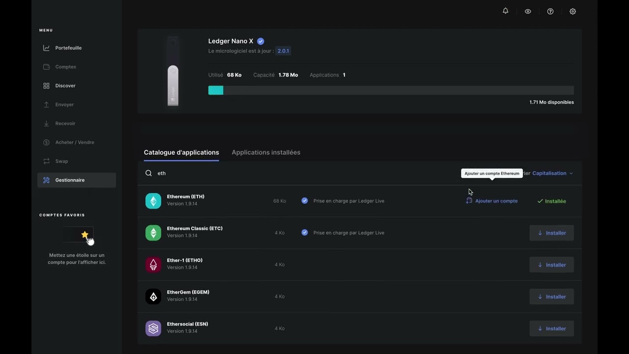 Cryptowallet Ledger | Boulanger