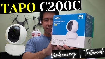 TAPO C200C  INDOOR CAMERA  Unboxing | Tutorial ( Filipino/Tagalog )