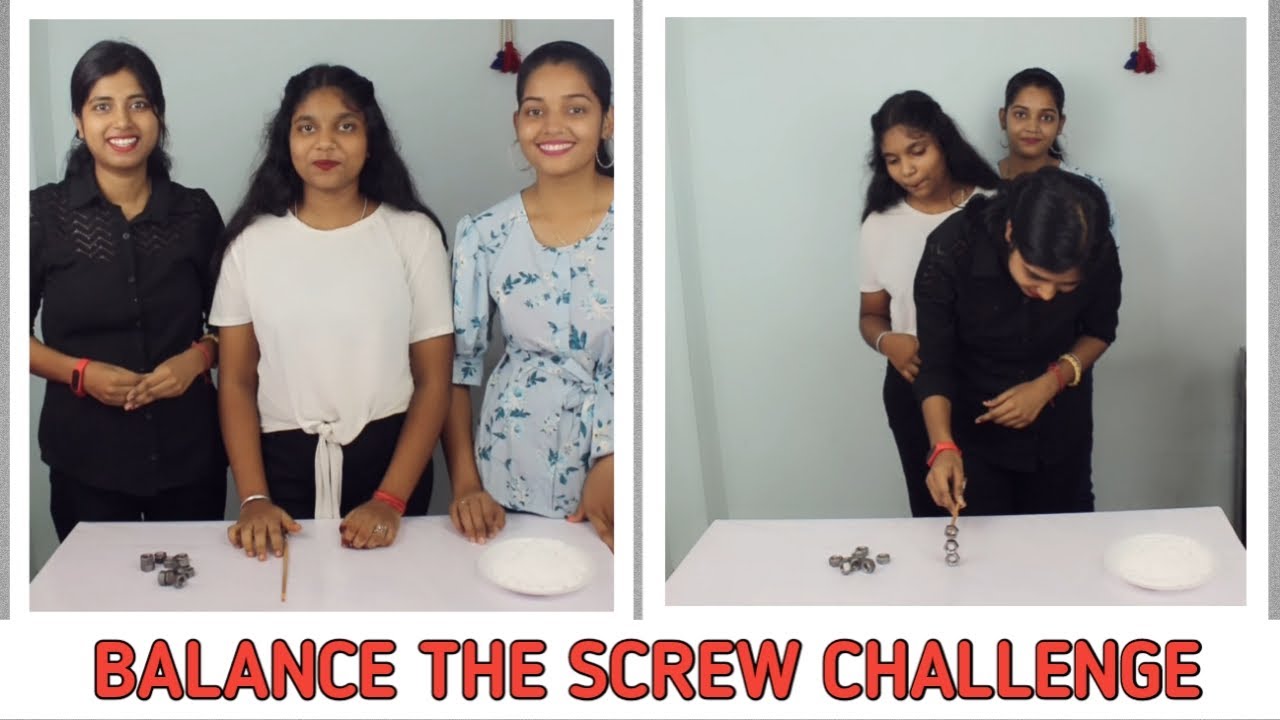 Balance The Screw Challenge | Rainbow Fun and Foods | 08 August 2022