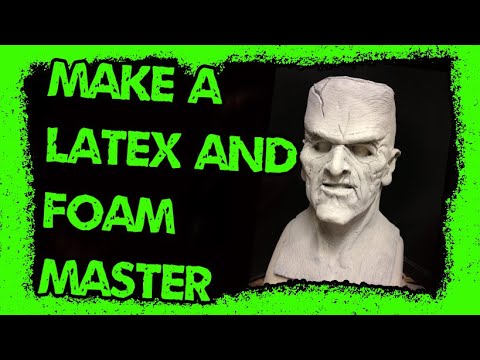 Make a latex and foam master in the mold