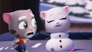 Talking Tom Gold Run - Frosty Tom Snow Run screenshot 5