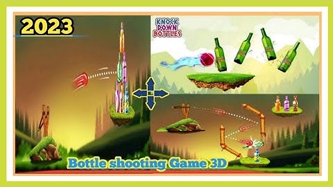 Bottle shooting Game | Gameplay Trailer (iOS & Android) Level 21-25 walkthrough #@Bottlegaming786