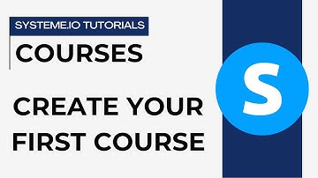 How to create a course | Systeme.io tutorials