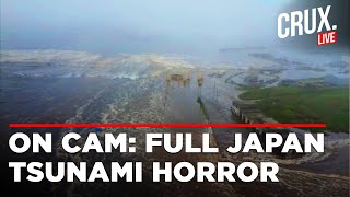 Never Before Seen S Of The Moment Tsunami Struck Japan After Monster Russia Quake