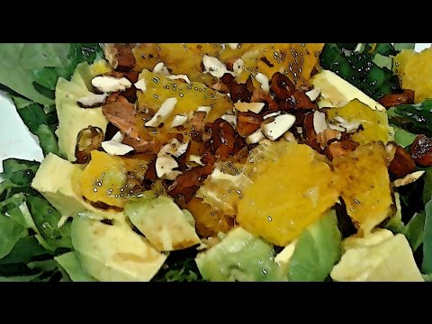 Video: Ensalada De Espinacas Con Naranjas Y Aguacate