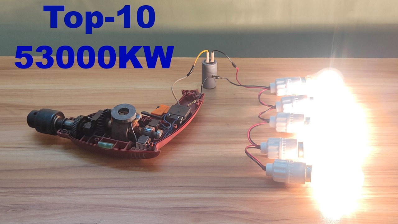 New...Free electricity 220v AC 53000kw energy generator top 10 magnetic copper wire at homed