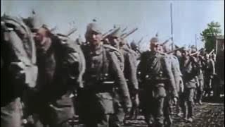 Drei Lilien | German army WW1 footage in Color