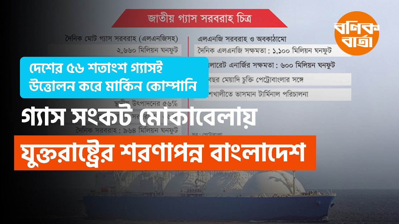 গ্যাস সংকট মোকাবেলায় যুক্তরাষ্ট্রের শরণাপন্ন বাংলাদেশ