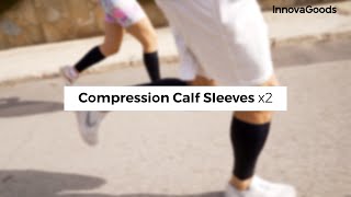 InnovaGoods Compression Calf Sleeves x2