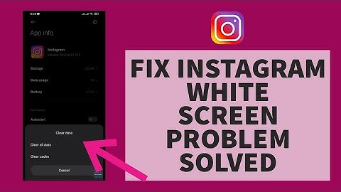 How To Fix Instagram White Screen Problem (2022)