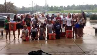 WVHS Cheer ice bucket challenge!!!