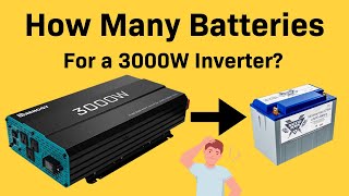 How Many Batteries For a 3000W Inverter?