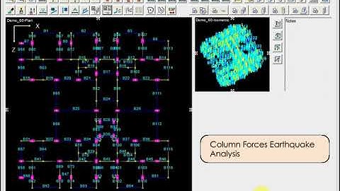 How to check column forces R.C.C. Building Design Software 2018