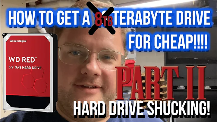 How to get a 8TB TERABYTE Drive for CHEAP!!!! HARD DRIVE Shucking PART 2!!! WESTERN DIGITAL EDITION!