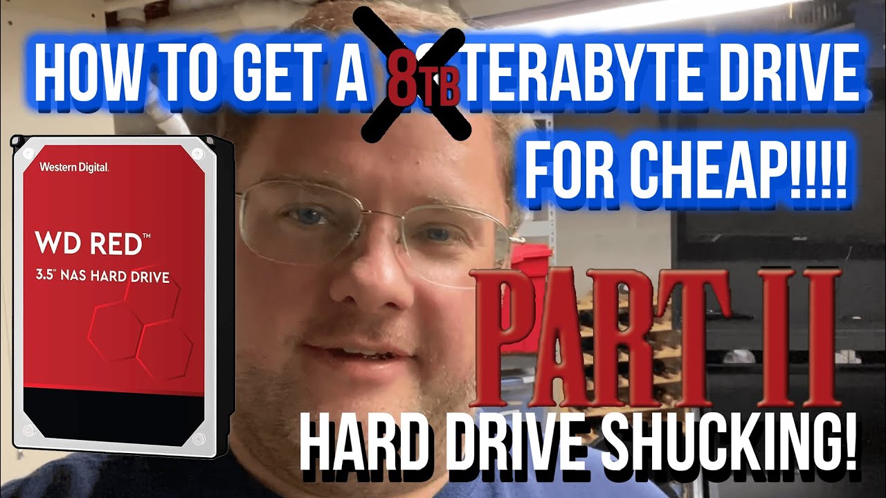How to get a 8TB TERABYTE Drive for CHEAP!!!! HARD DRIVE Shucking PART ...