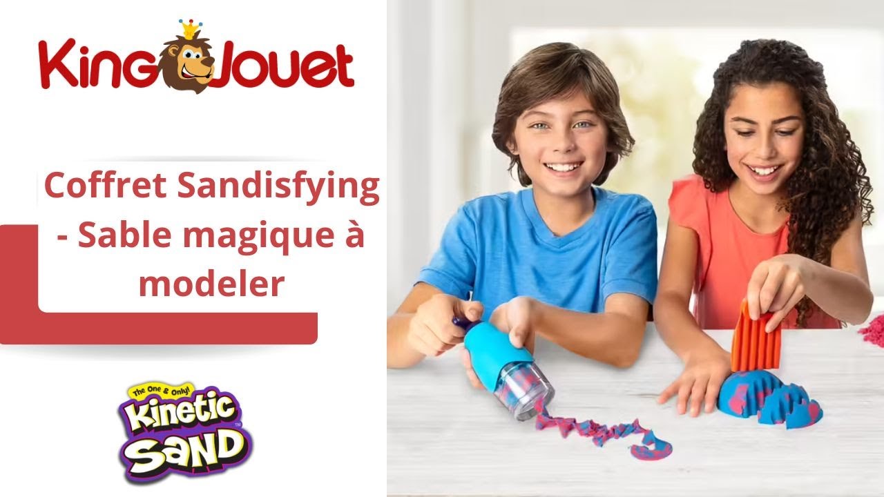 Kinetic Sand - Coffret Sandisfying sable magique à modeler (749169