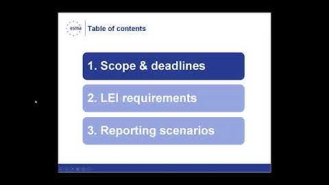 GFMA LEI Webinar MiFID II