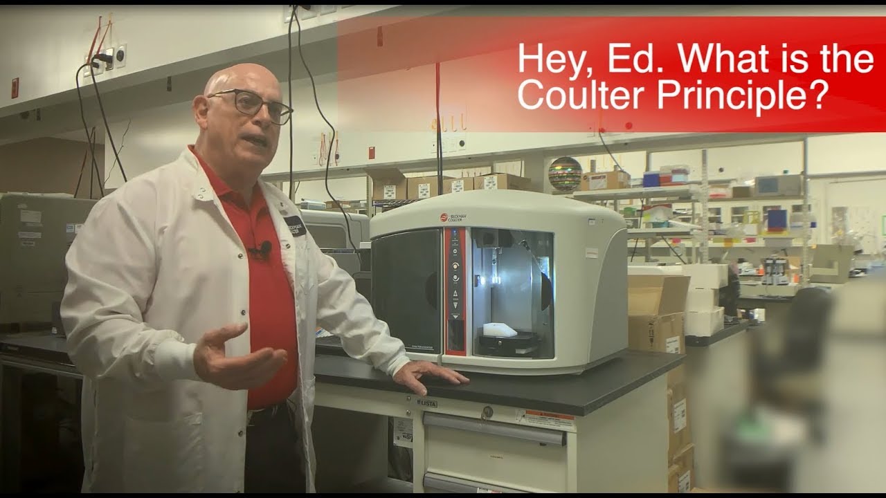 1 minute with ed what is the coulter principle youtube coulter principle
