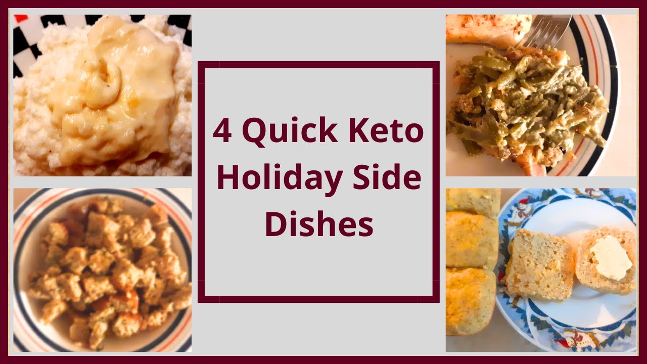4 Quick and Simple Keto Holiday Side Dishes (Nut Free and Gluten Free