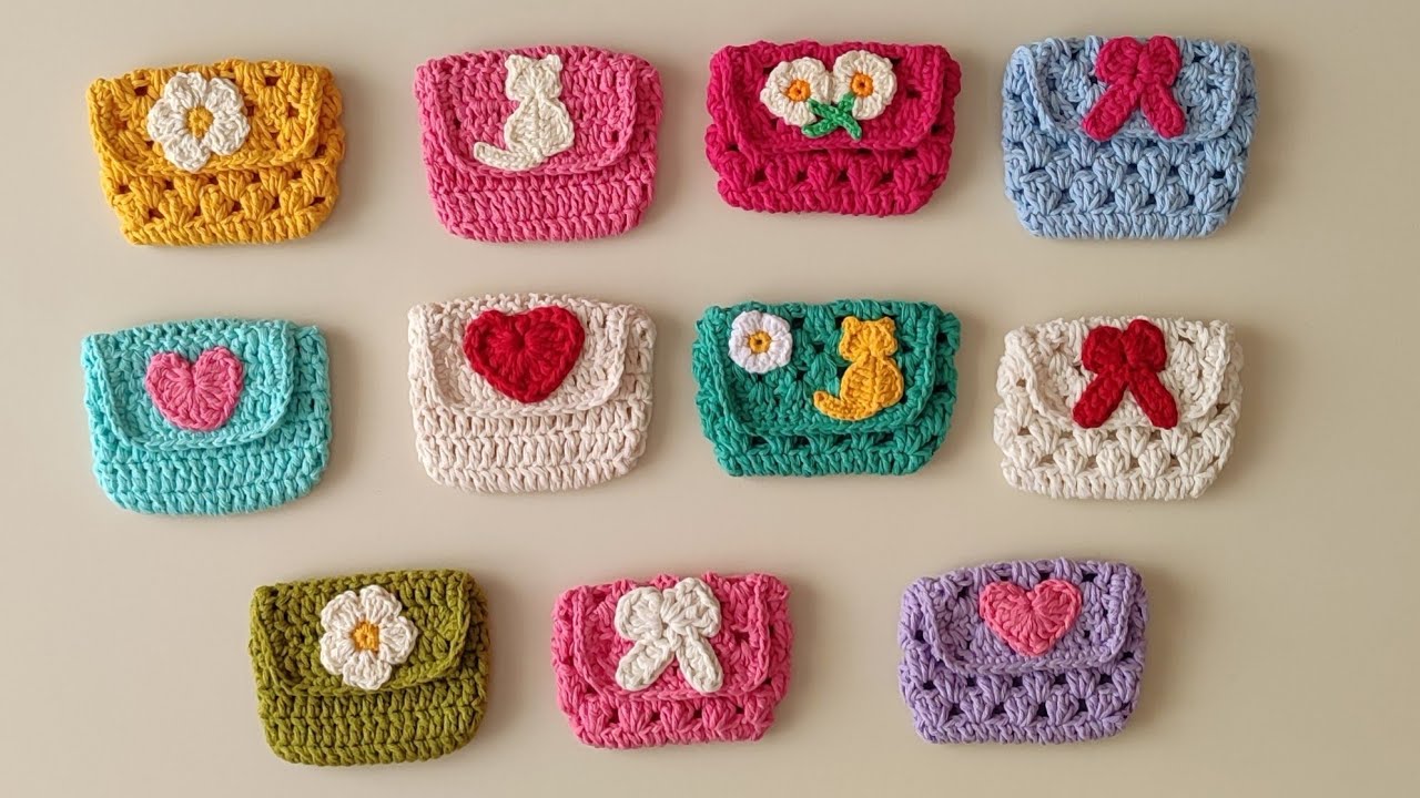 Easy Crochet❤Örgü Cüzdan Yapımı✅Tığ işi Cüzdan Yapımı❤Crochet bag❤20 Dakikada Cüzdan Örelim❤