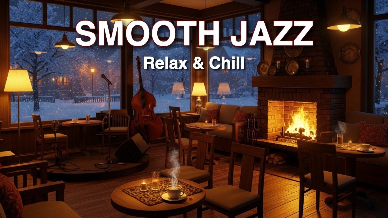 Late Night Jazz Cafe 🌙 Smooth Instrumental Jazz for Deep Focus