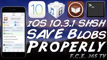 iOS 10.3.1 - How To Properly Save Your SHSH2 Blobs for Downgrades