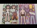 Paper Doll Dress Up Satisfying Sticker Styling/Kpop Demon Hunters🥰ASMR#paperdiy #asmr #stickerbook