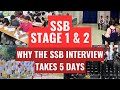 SSB interview Process Stage 1&2 | why the SSB Interview takes 5 days #guardiansdefenceacademy #ssb