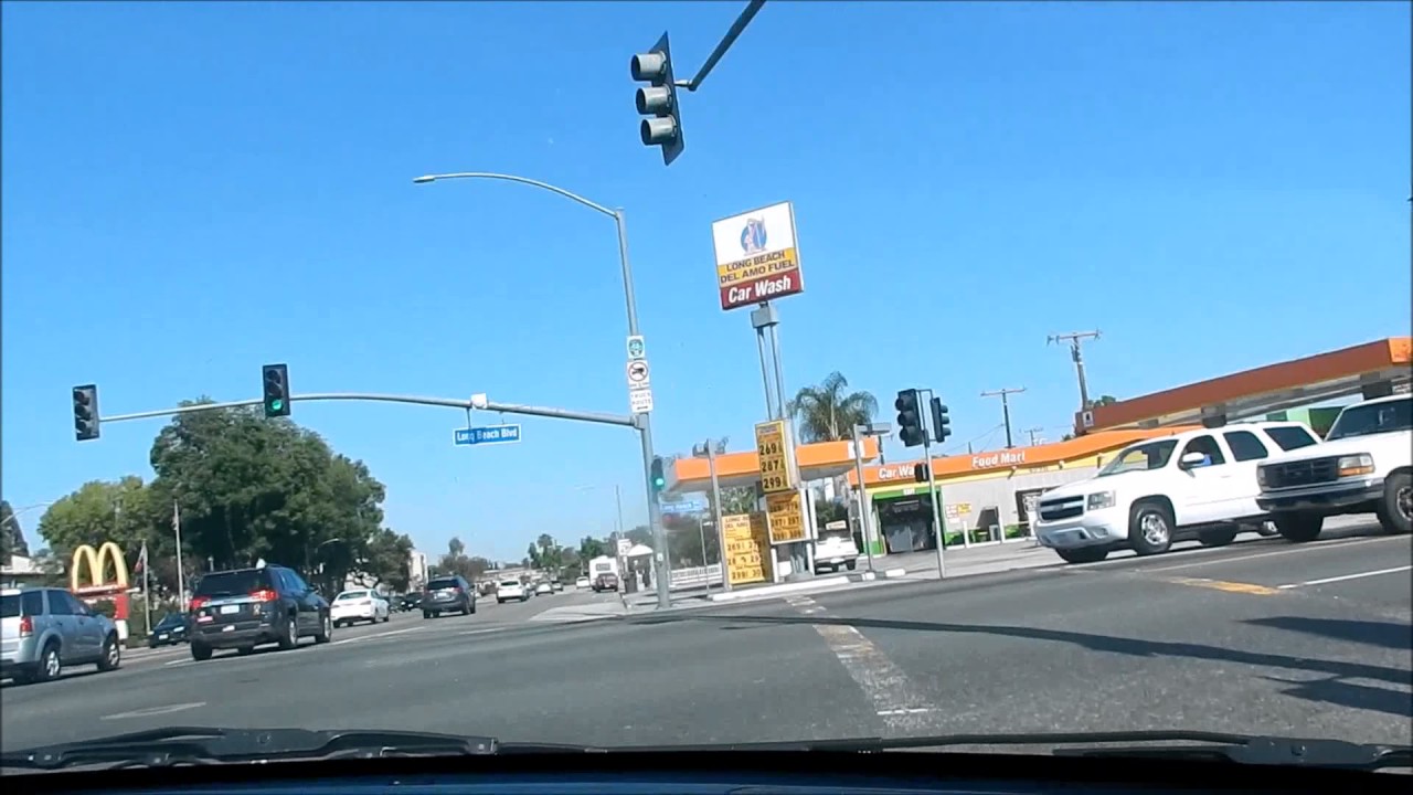 Del Amo Blvd From Fwy 710 To San Antonio Dr Via Long Beach Blvd YouTube