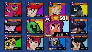 ЧИТЕР ИЛИ РАЗРАБ!? ВСЕ ПЕРСЫ 1 УРОВНЯ НА 500+ КУБКАХ!!! | BRAWL STARS ЧИТЕР ИЛИ РАЗРАБ!? ВСЕ ПЕРСЫ 1 УРОВНЯ НА 500+ КУБКАХ!!! | BRAWL STARS