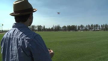 XP2 Quadcopter GPS - Home Lock / Course Lock Demo - Naza flight control board