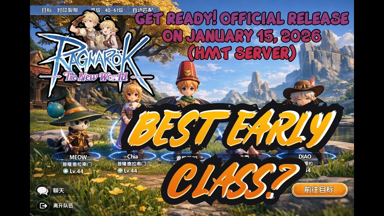 Which Class Is Best in the Early Game? Beta Tier List – Ragnarok: The New World