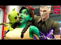 SHADOW MIDAS & ZOMBIE KIT INFECT his SISTER.. ( Fortnite )