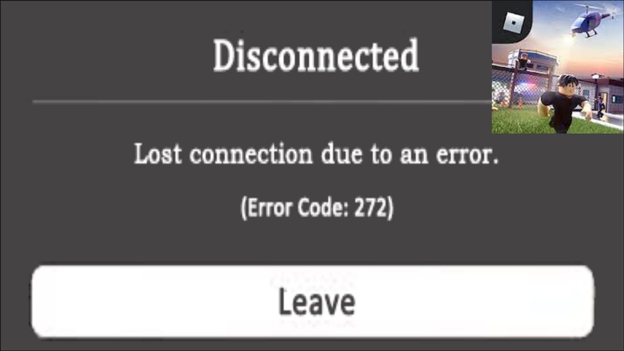 How to Fix Roblox Game - Disconnected - Lost connection due to an error ...
