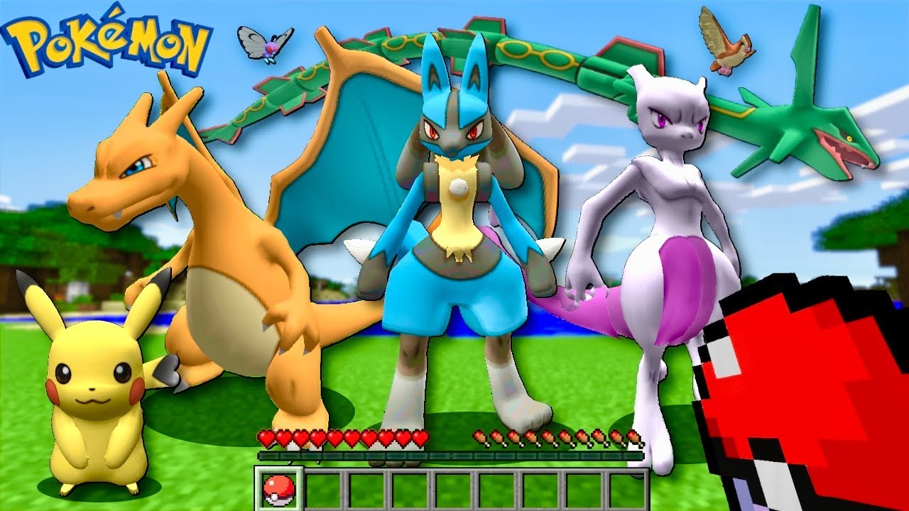 【これがマイクラ…⁉️】ポケモンが出てくる世界でサバイバル生活✨伝説の〇〇ゲットだぜ‼️【マインクラフト】はっぴんず