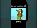 He Survived But 🥶☠️🥵 #animation #memes #trollface  #fyp #shorts #ytshorts #viral #edit #explore
