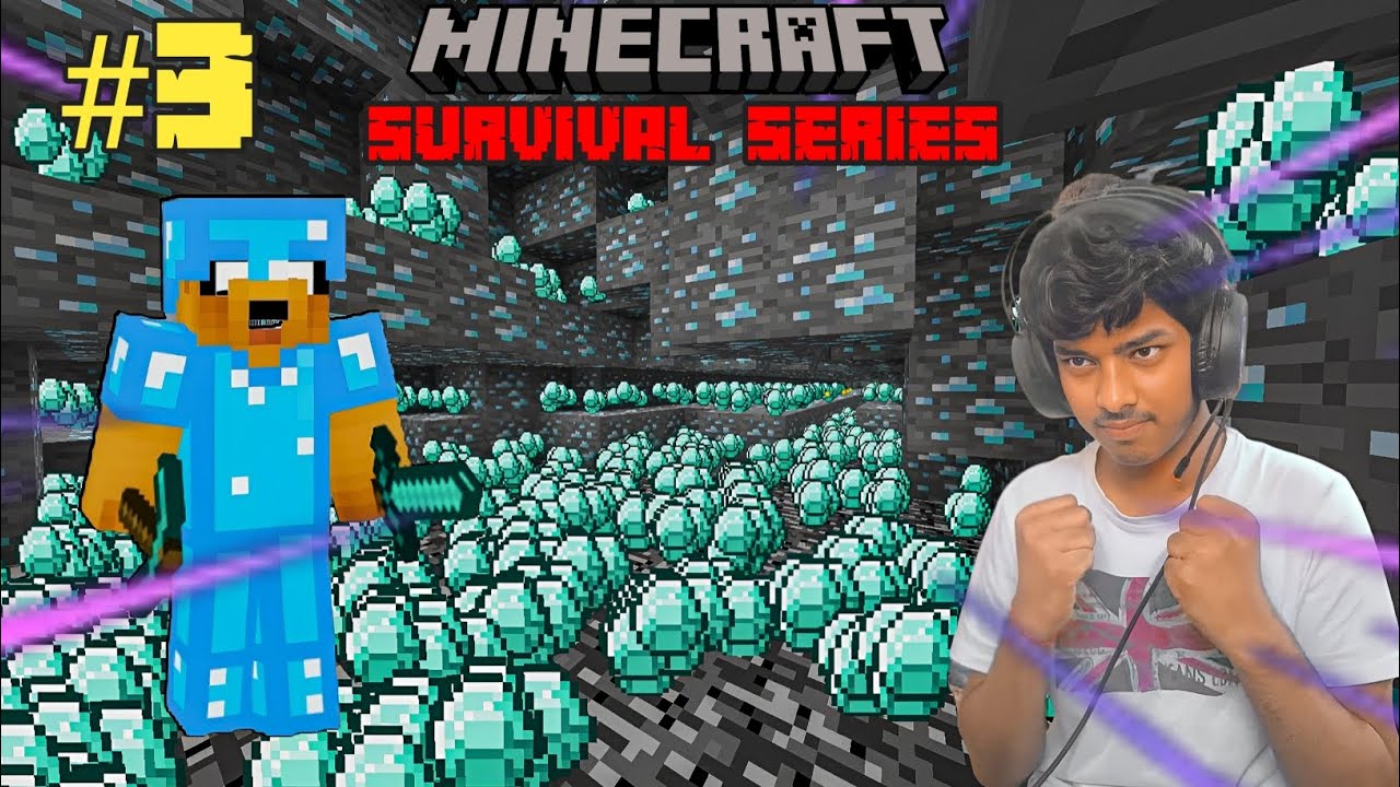 I Found Diamonds In My Minecraft Survival World (ep-3) - YouTube