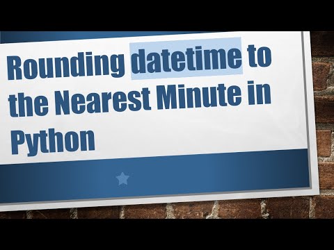 Rounding datetime to
