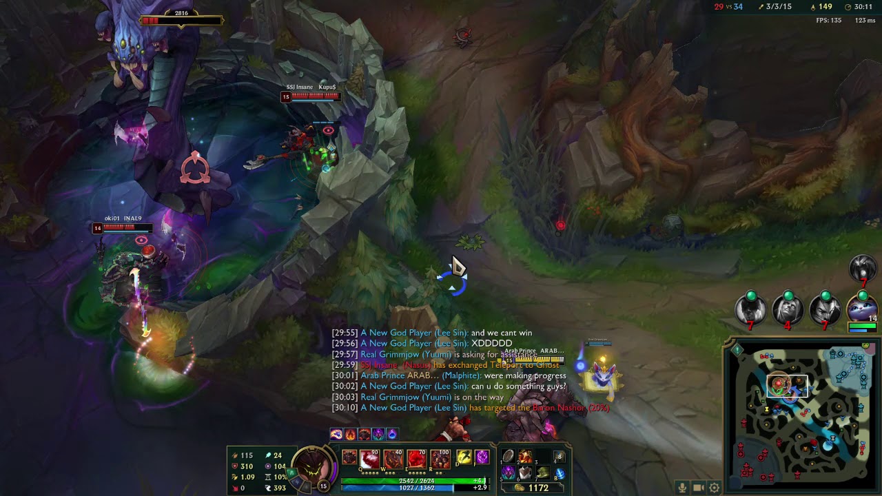 Ez baron steal on Malphite