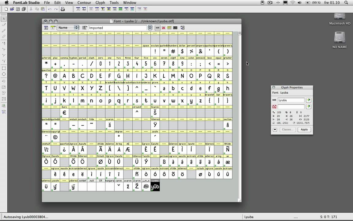 FontLab Ligatures HD YouTube