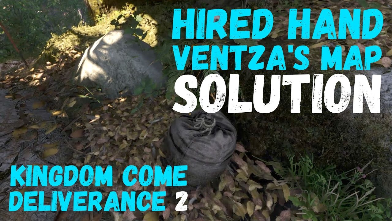 Kingdom Come Deliverance 2: HIRED HAND VENTZA'S MAP Treasure Solution 🗺 ...