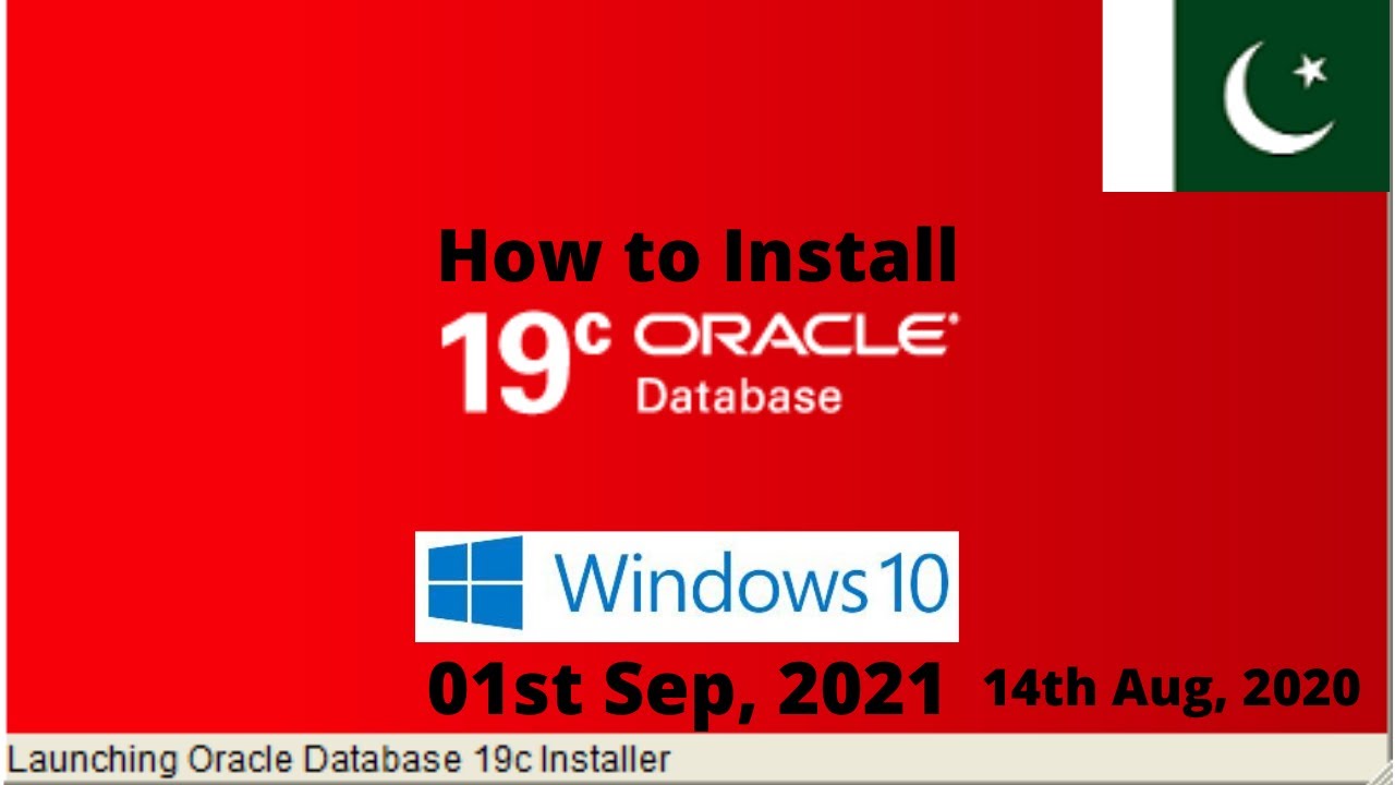How to Install Oracle Database 19c | Windows 10 - YouTube