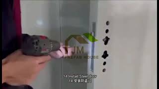 JM Detachable （flat pack） Container Installation Video