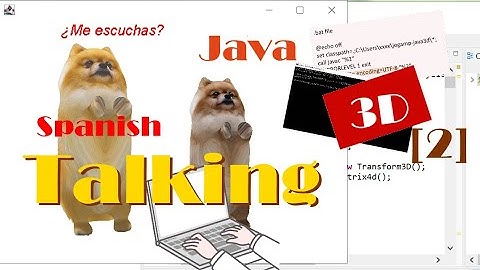 Java 3D: How to Talk to Pom in Other Languages, and Display the Words (with Source Code)