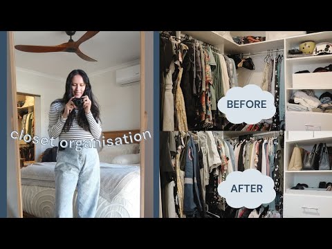 closet organisation | mini ikea haul and few snippets of my life in between closet things
