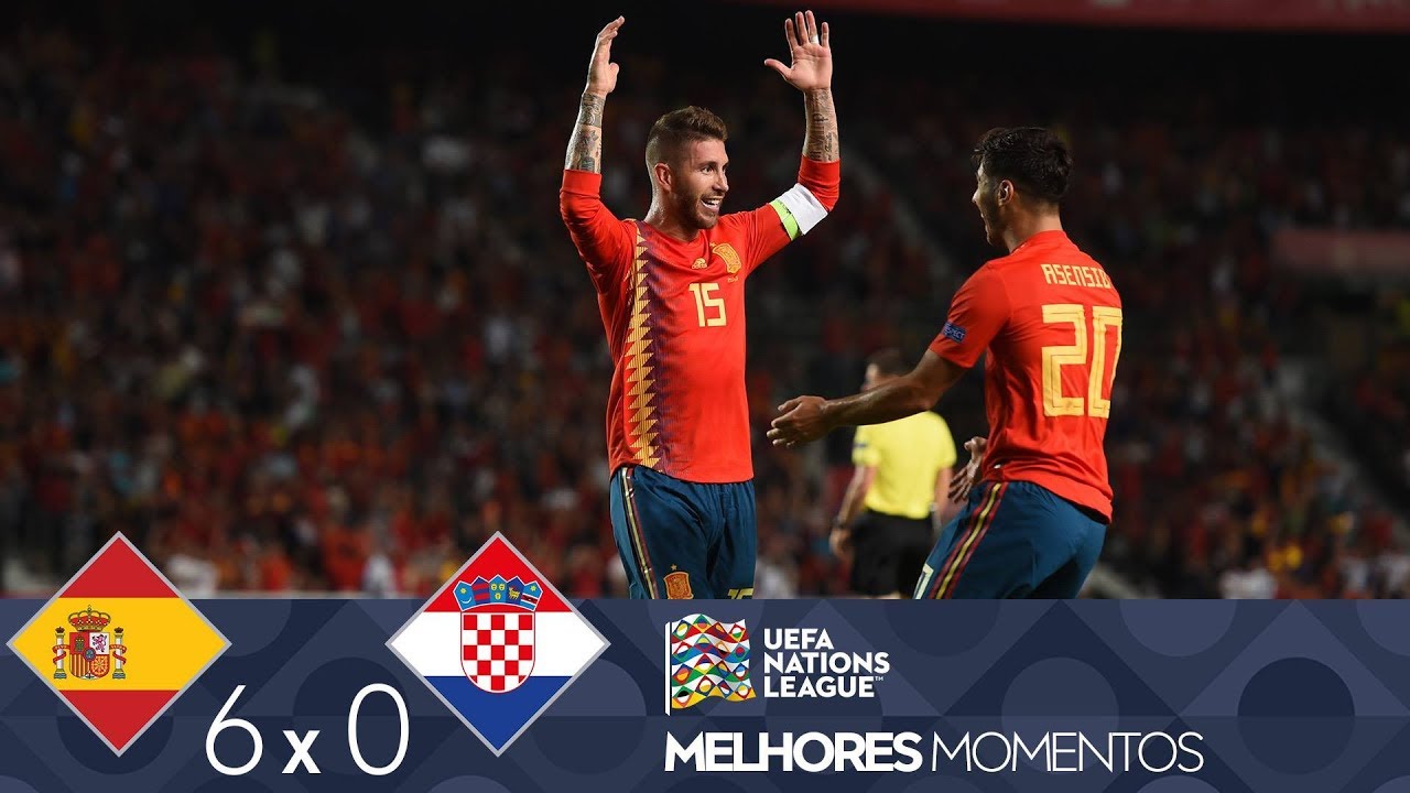 ESPANHA 6 X 0 CROÁCIA – MELHORES MOMENTOS – UEFA NATIONS LEAGUE (11/09/2018)