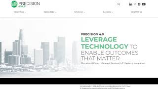 Precision Group - Corporate Website Ui Ux Design
