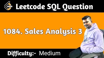 Sales Analysis 3 || Leetcode SQL Questions